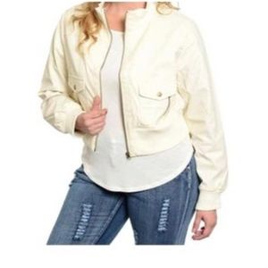 NWT Plus Size Faux Leather Biker Moto Coat Jacket